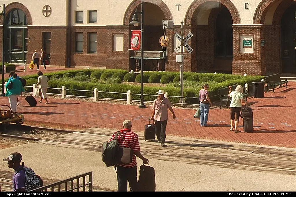 Temple Train Station - taken from Amtrak's Texas Eagle