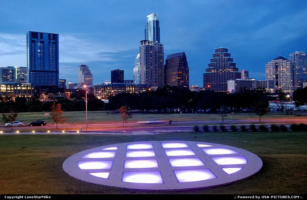 Skyline from the Long Center for the performing arts