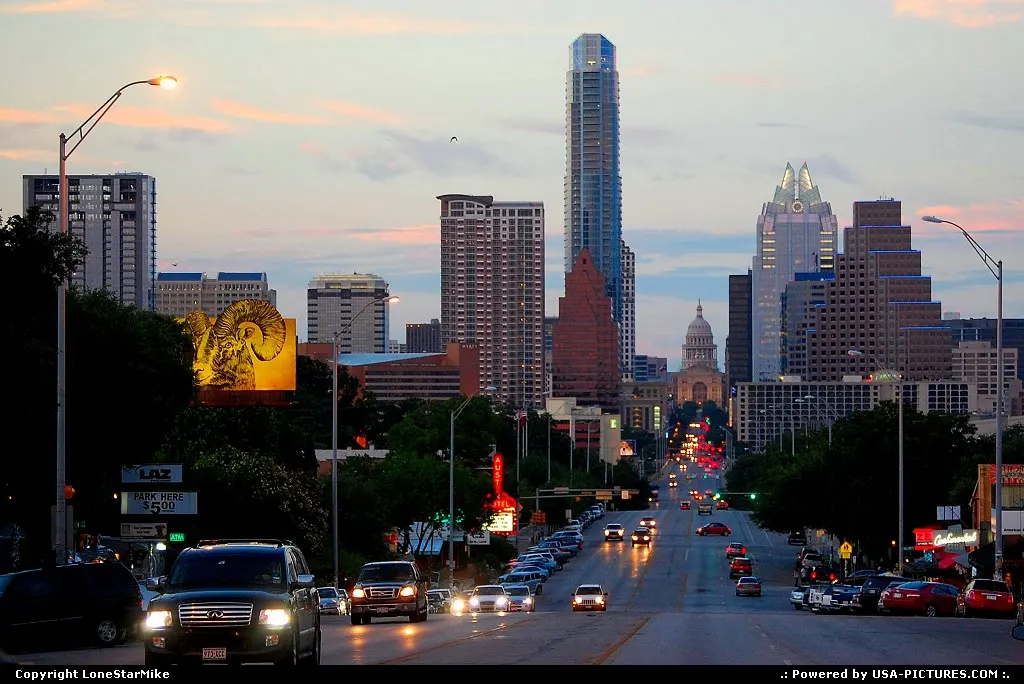 Austin Texas skyscraper, downtown,