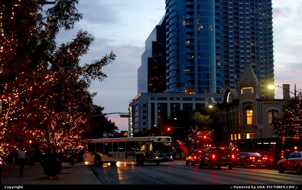 Congress Avenue in Downtown Austin, TX