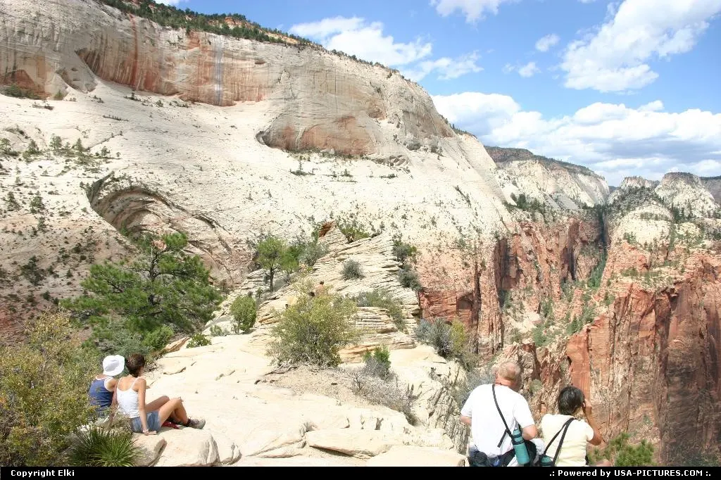 Top of the trail: amazing view of the valley