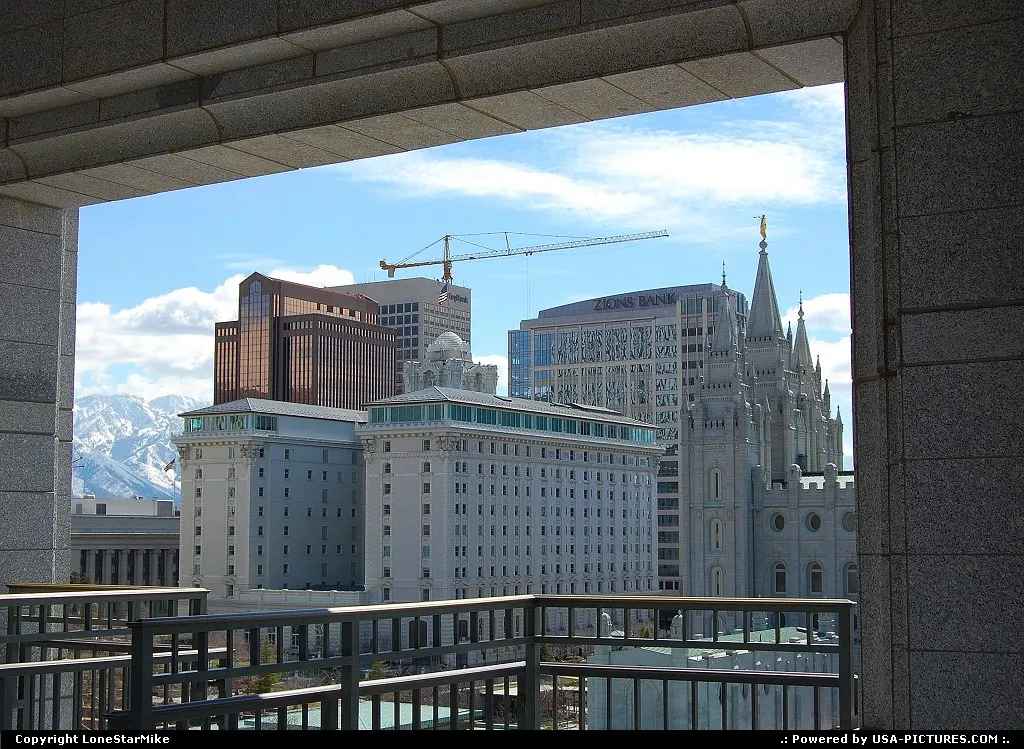 View of downtown Salt Lake City from the LDS Conference Center