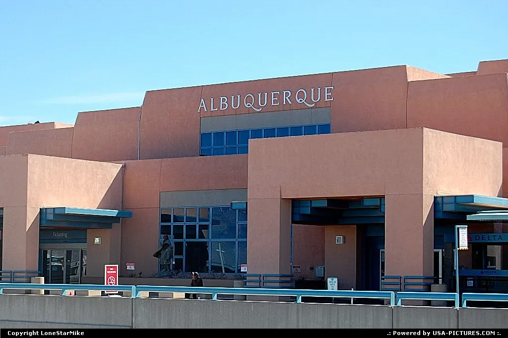 ABQ - Main entrance to terminal.