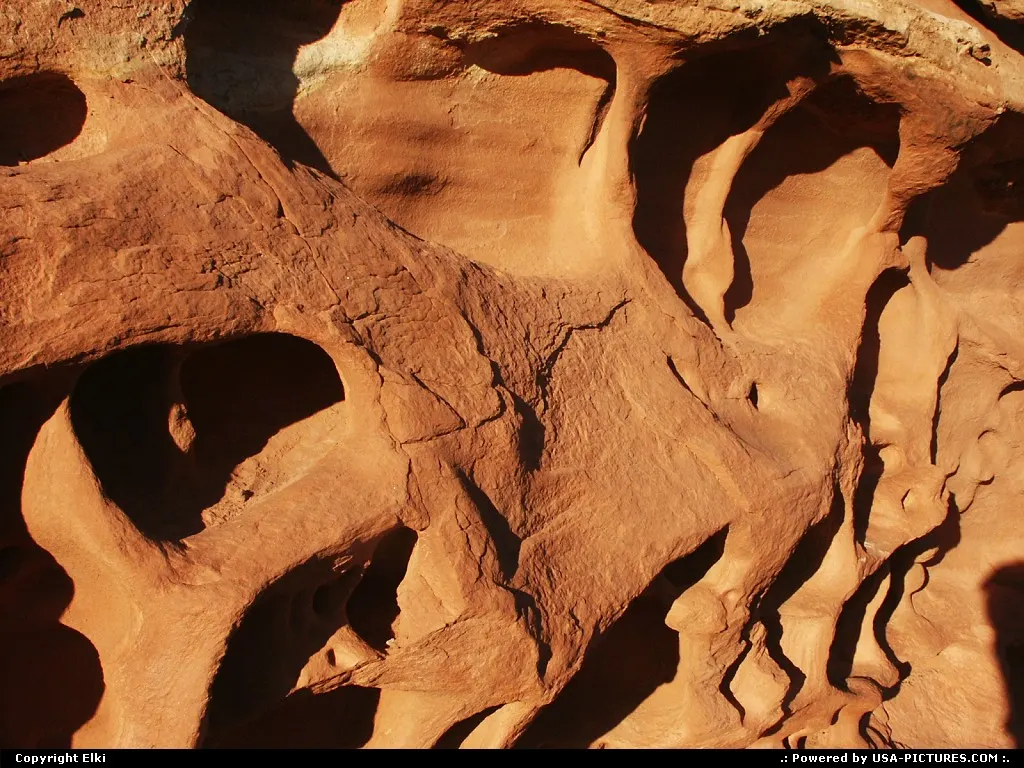 Erosion in the canyon