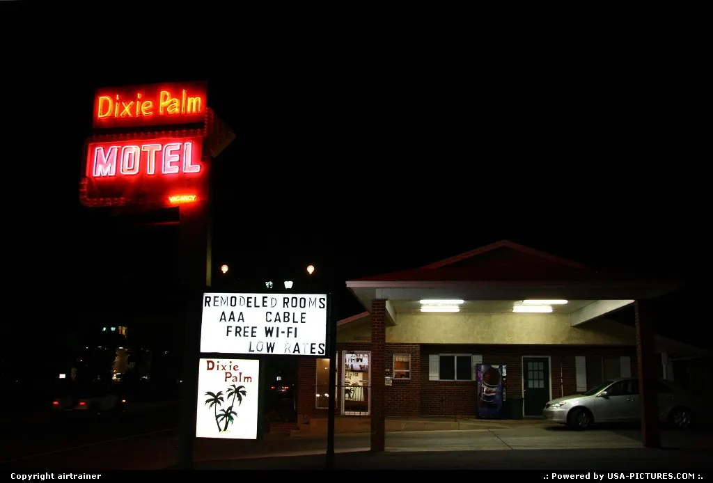 The Dixie Palm Motel in St George, a great place with friendly staff and very affordabl...