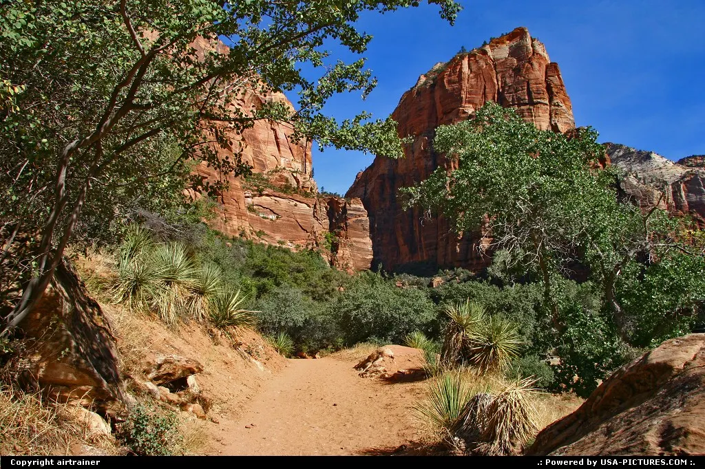 Zion National Park, Angels Landing trail.