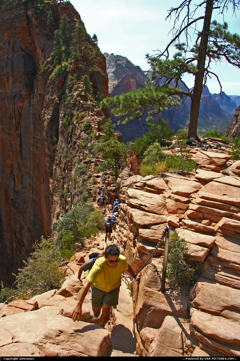 Zion National Park. Angels Landing.