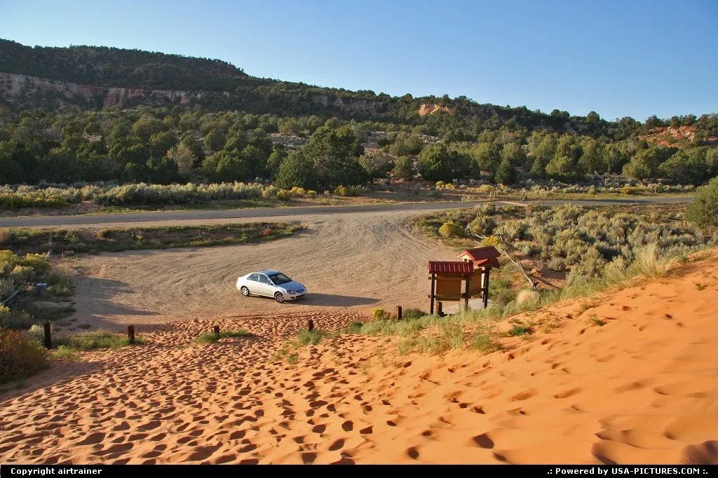 Coral Pink Sand Dunes state park.