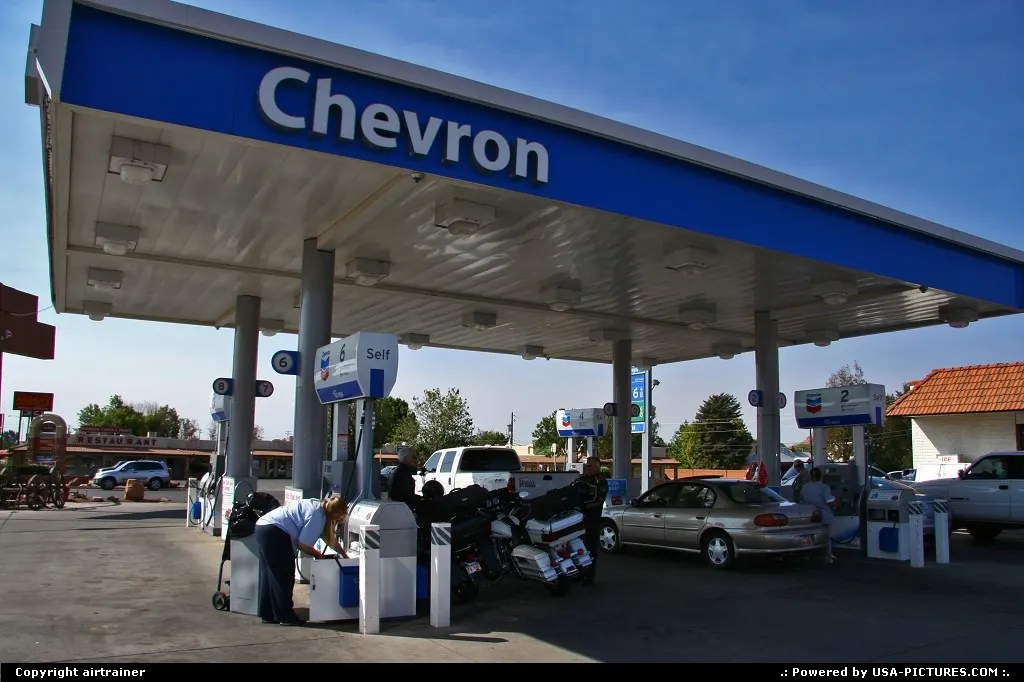 Gas station in Kanab.