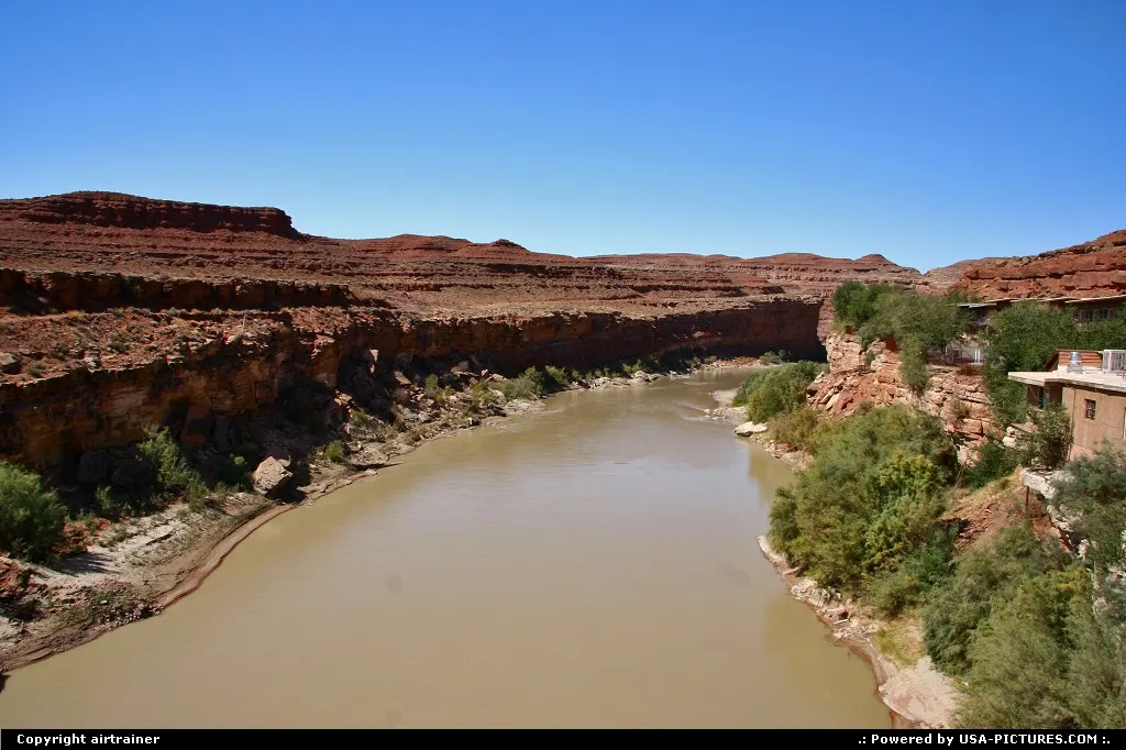 The San Juan river at Mexican Hat.