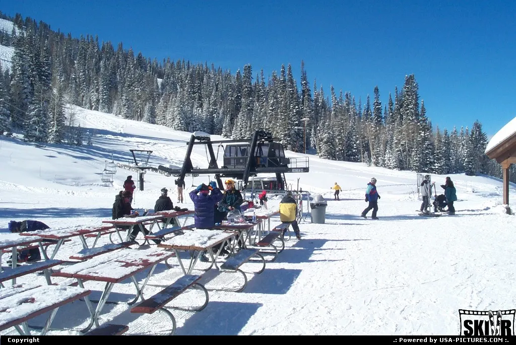 Moonbeam departure at Solitude Ski Resort
