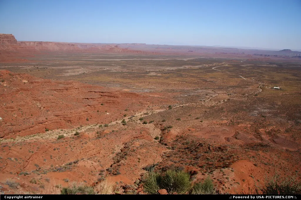 enjoy the view from the Mocky Dugway, with the Valley of the Gods in the distance...