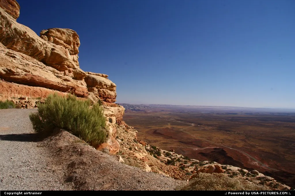 The Mocky Dugway, on the road 261