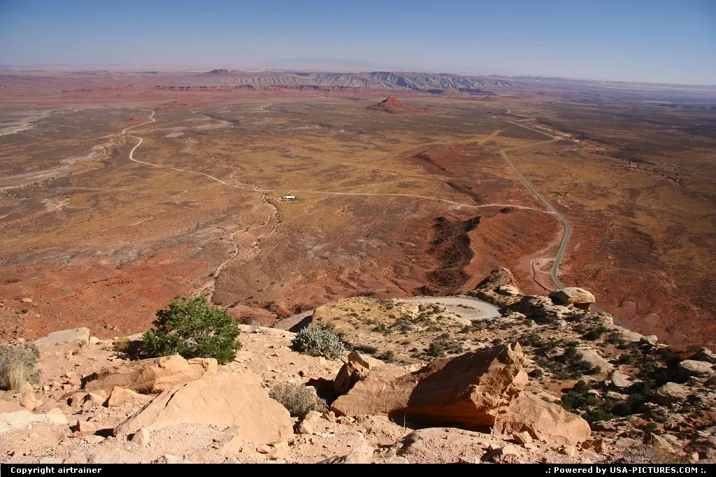 Enjoying the amazing view from the Mocky Dugway.
