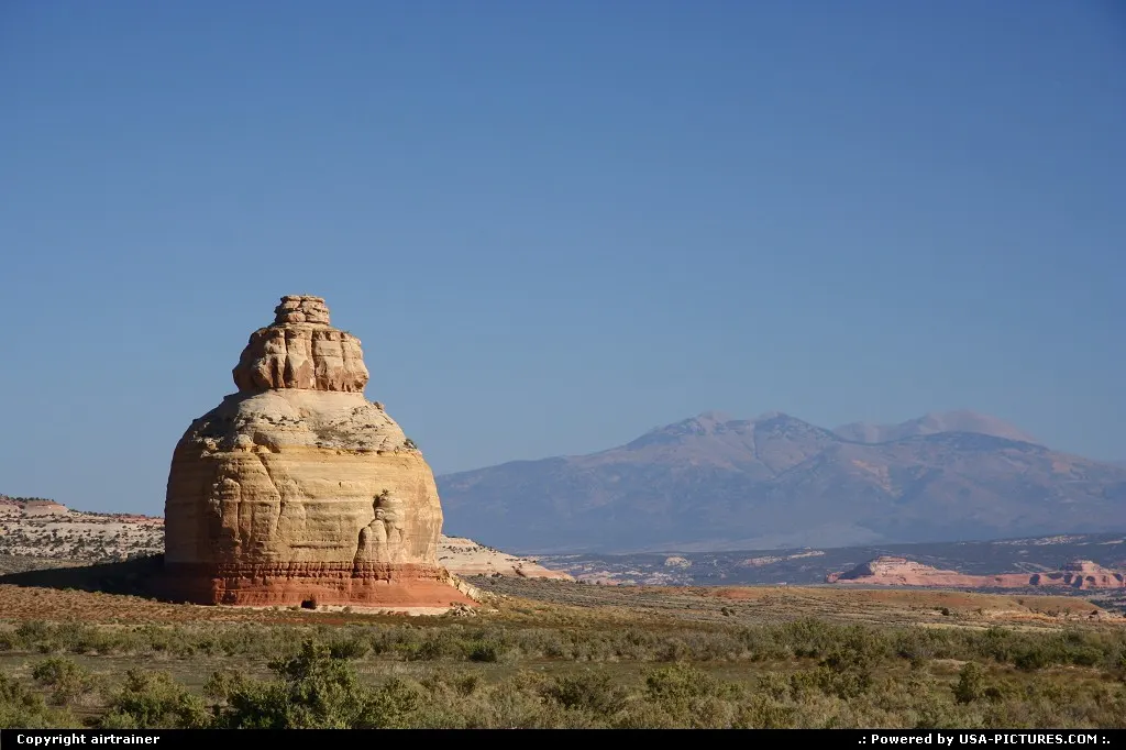 Church Rock, along the road 191 between Monticello and Moab.