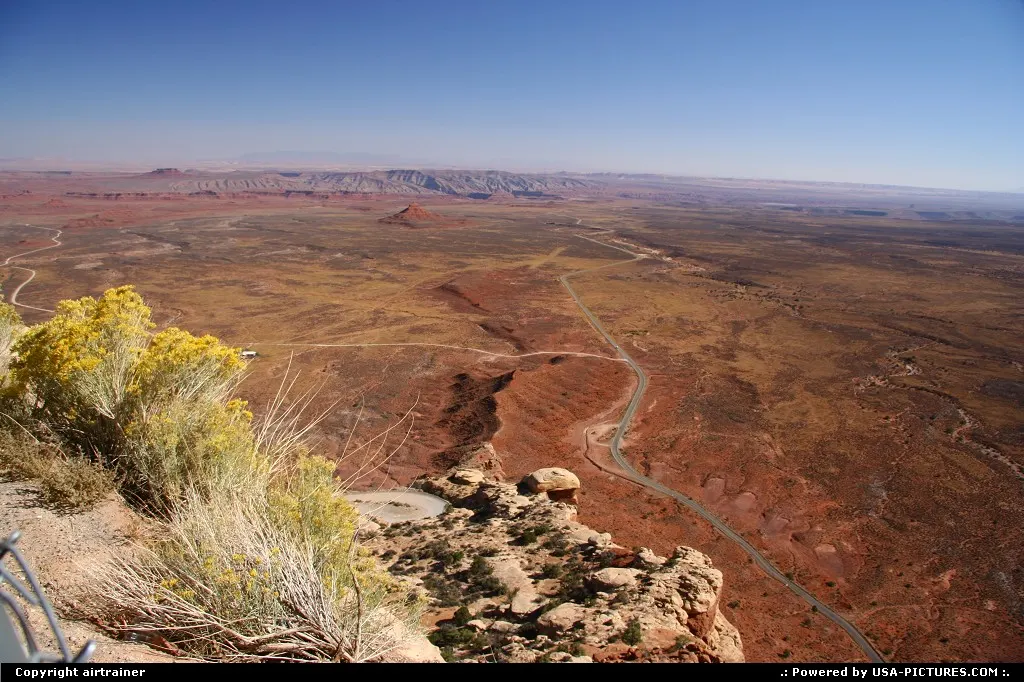 Enjoying the amazing view from the Mocky Dugway.