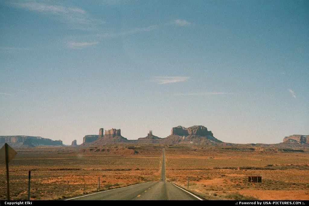 Arriving at Monument Valley