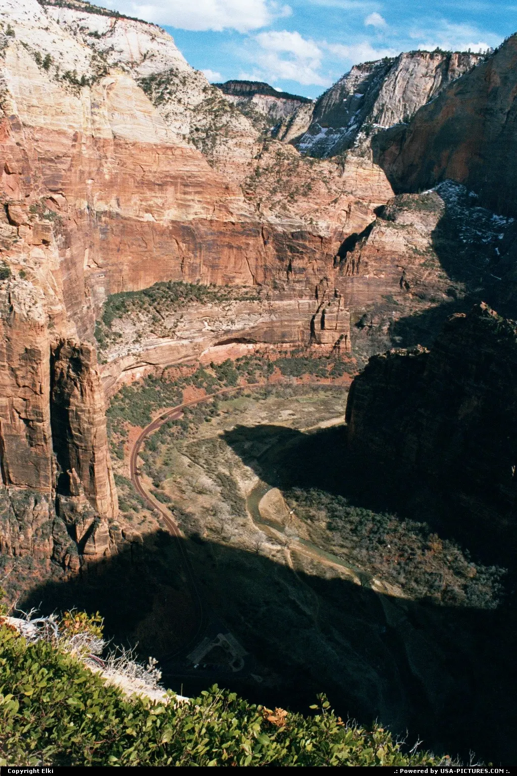 The valley, the road, the river