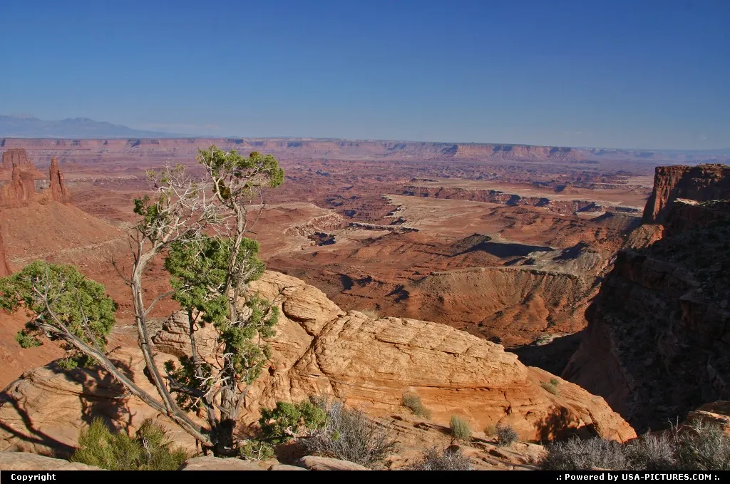Enjoying the view from Mesa Arch.