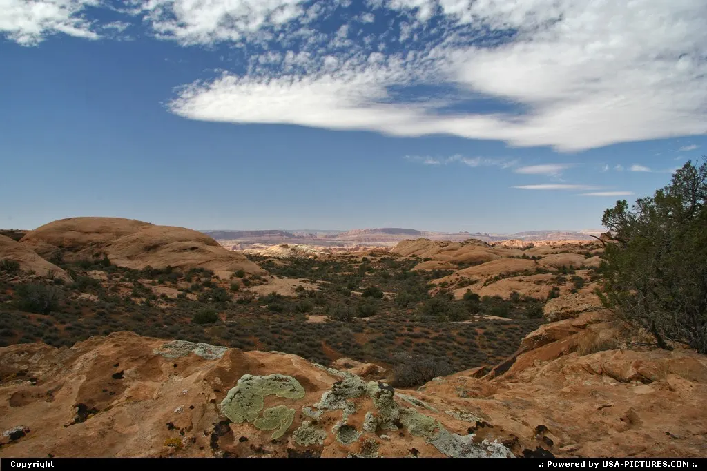 Beautiful landscape of Arches National Park.