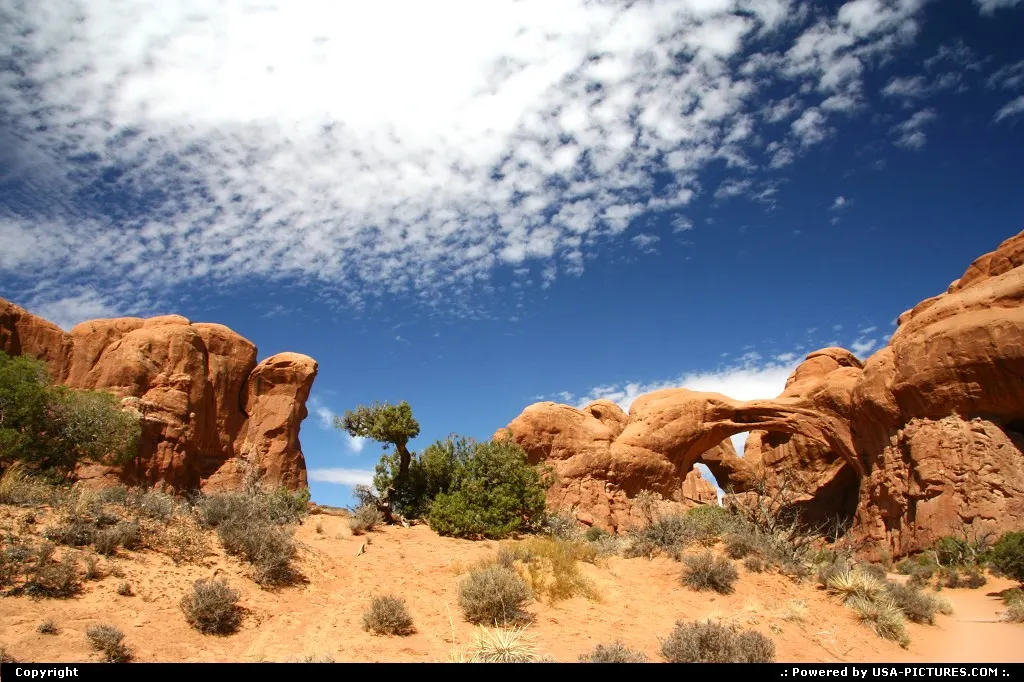 Double Arche trail