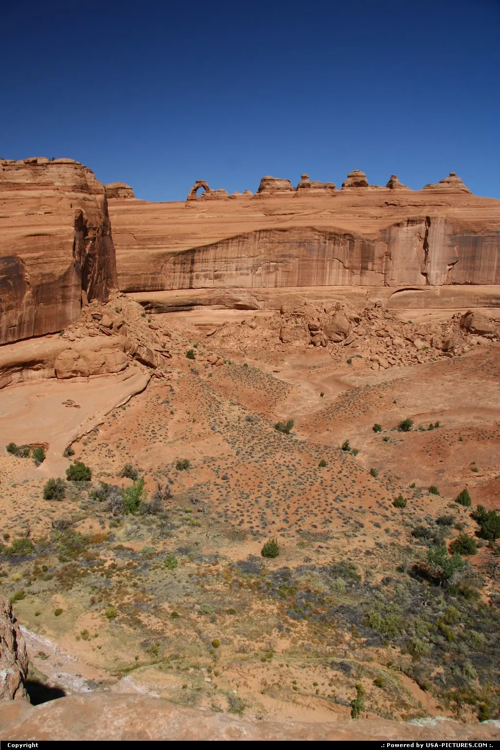 On the way to Delicate Arch overlook...