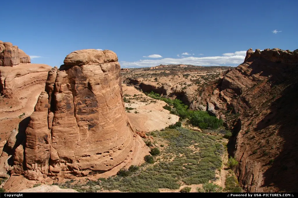 On the way to Delicate Arch overlook...