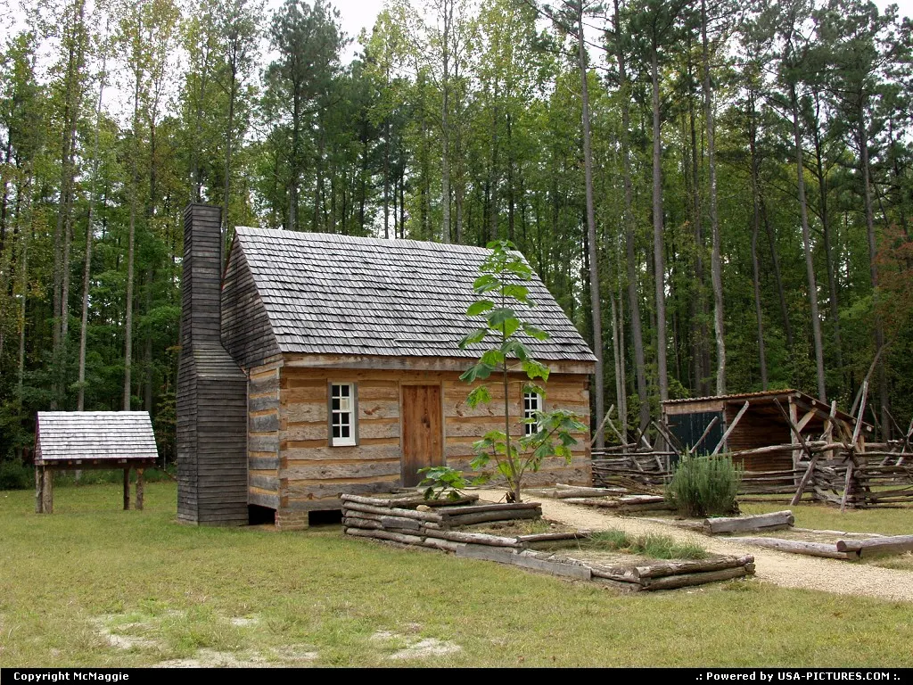 Brown House, Freedom Park, free black settlement, James City County, Williamsburg, Virg...