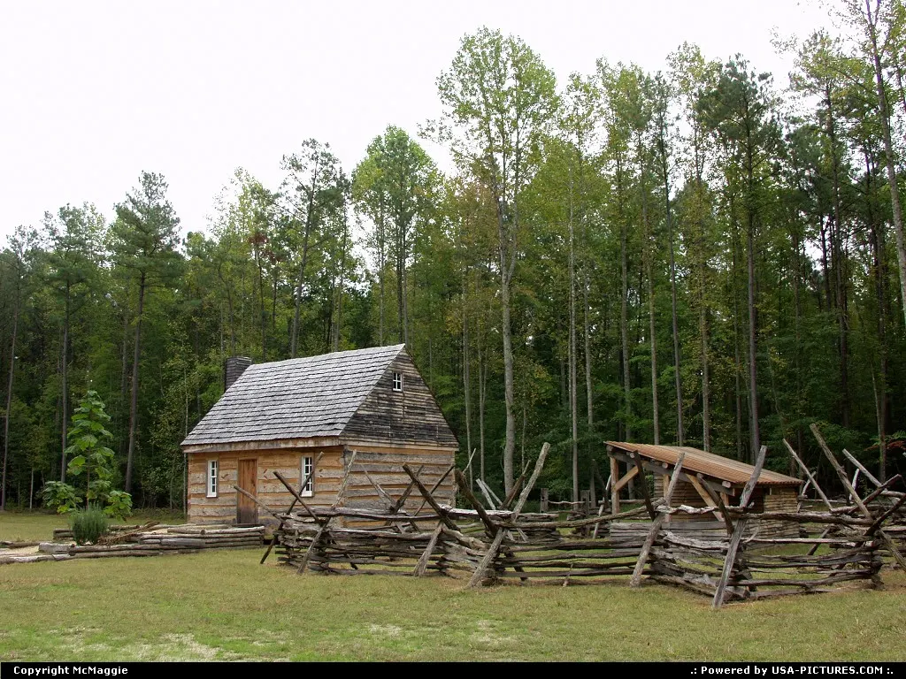 Brown House, Freedom Park, free black settlement, James City County, Williamsburg, Virg...