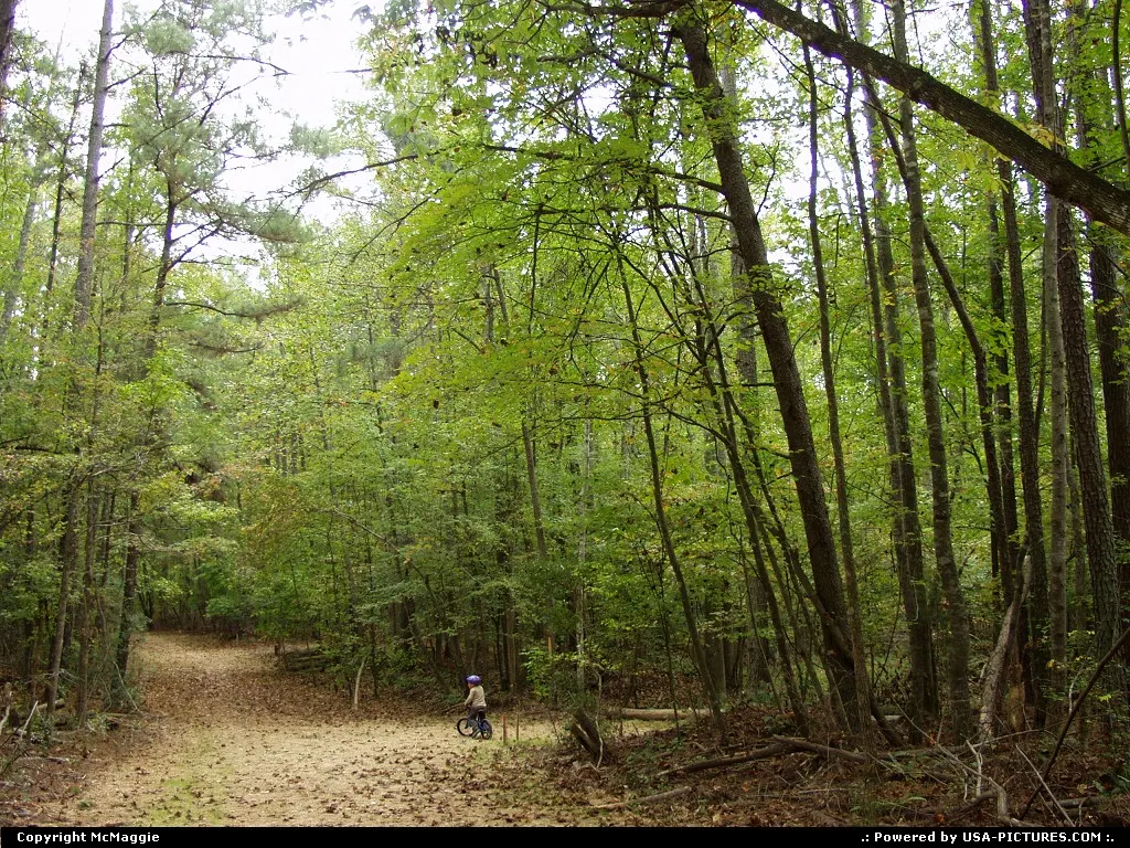 Mountain biking trails, Freedom Park, free black settlement, James City County, William...