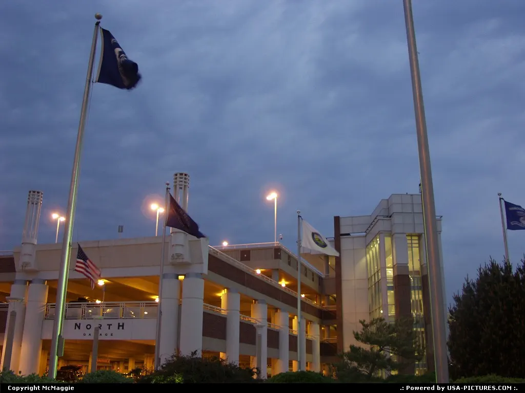 Parking deck, Richmond International Airport, Richmond, Sandston, Virginia.
