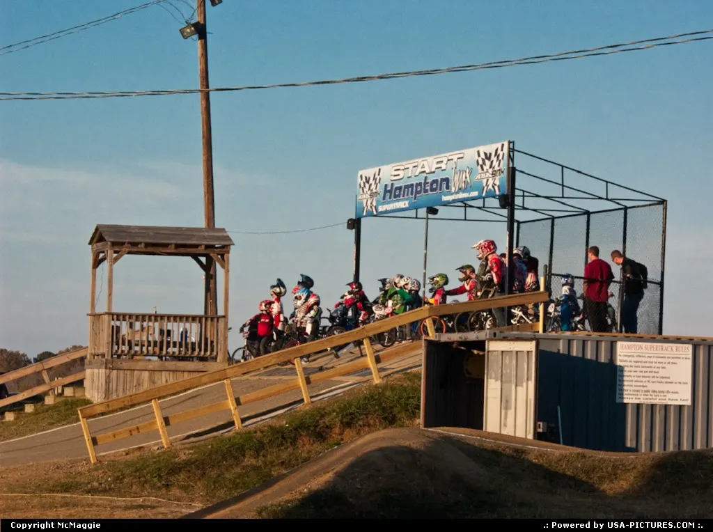 Hampton BMX, bike track, Gosnolds Hope Park, Hampton, Virginia.