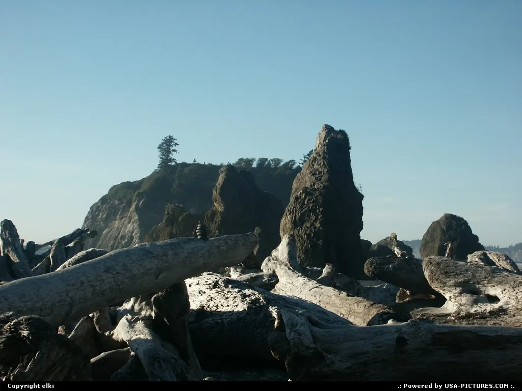 Ruby Beach: one of our favorites beaches on the coast.