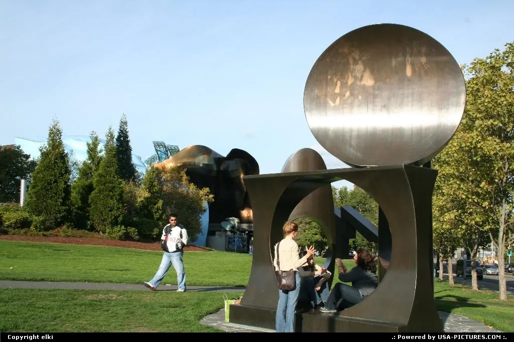 Interesting park in front of the Space Needle