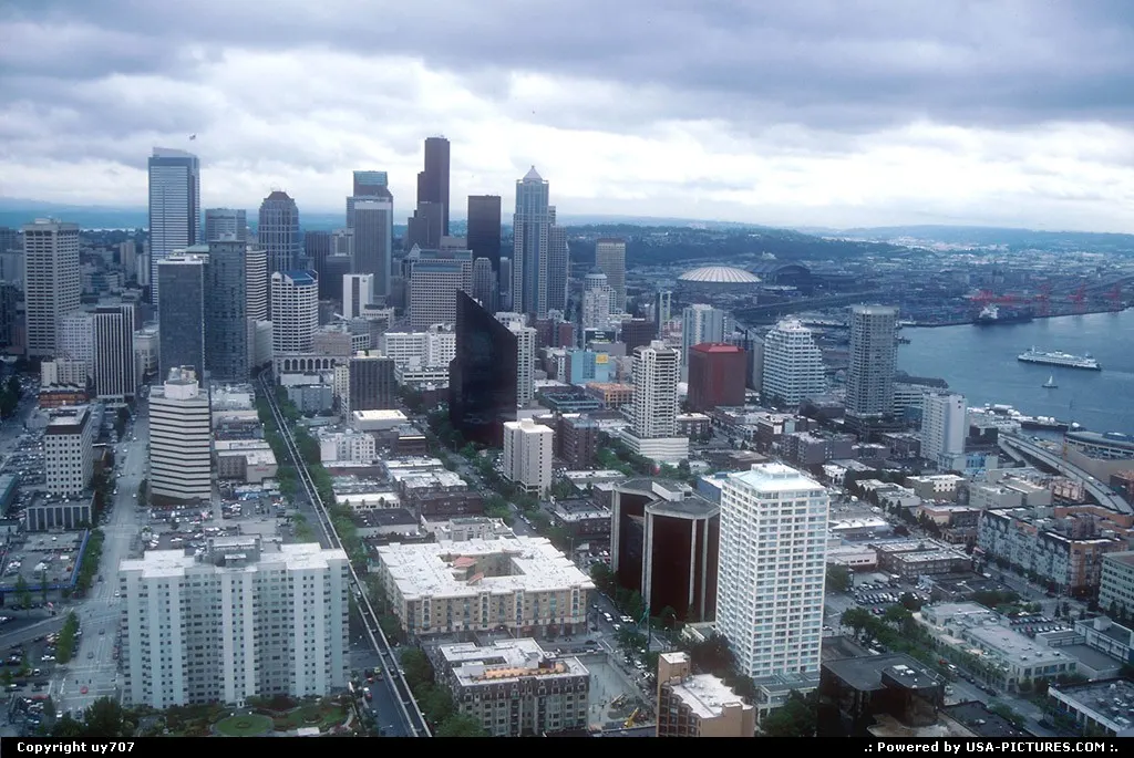Seattle skyline from the Space Needle