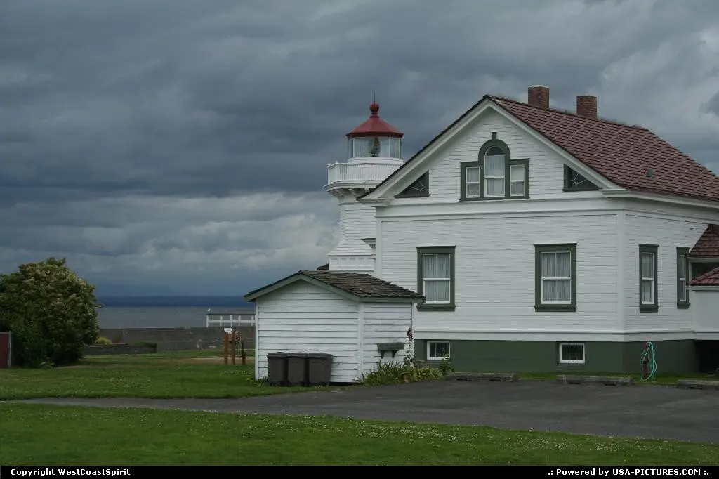 The lighthouse, located in Mukilteo State Park, less than 4 miles down to the world fam...