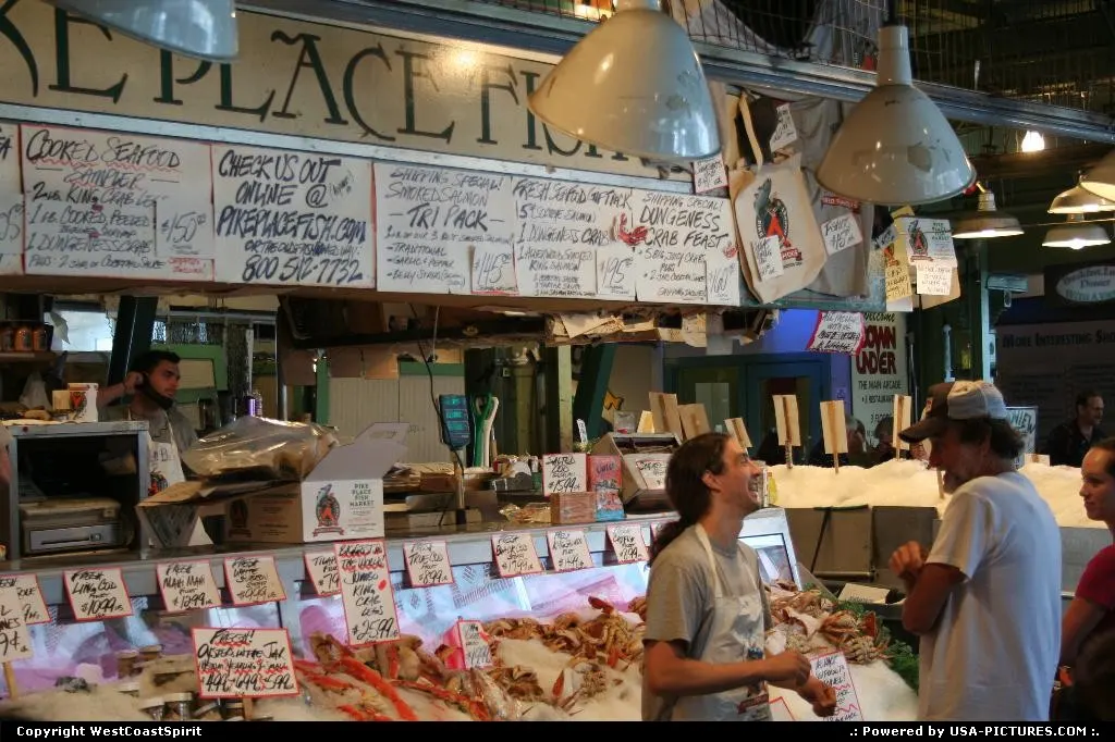 Epic atmosphere at Pike Market in downtown Seattle, as always.