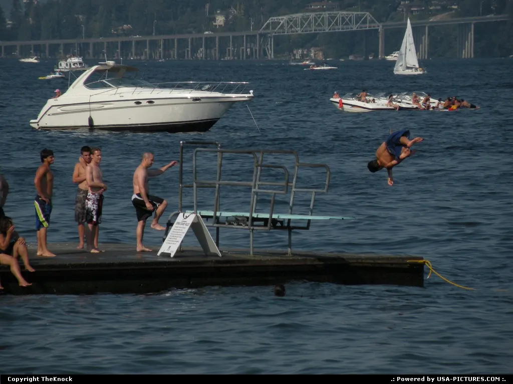 Seattle beach . swimming