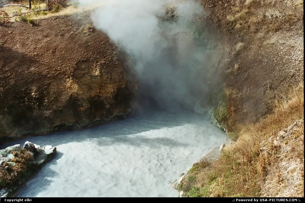 Natural pool in the park