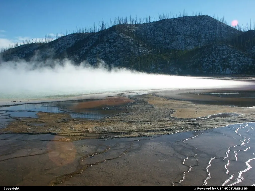 Geyser, pool and vapor